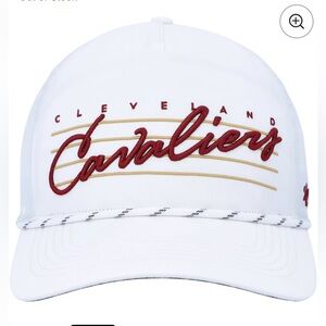 ‘47 Brand Cleveland Cavaliers White, Red, and Gold Vintage-Inspired Hat NWT